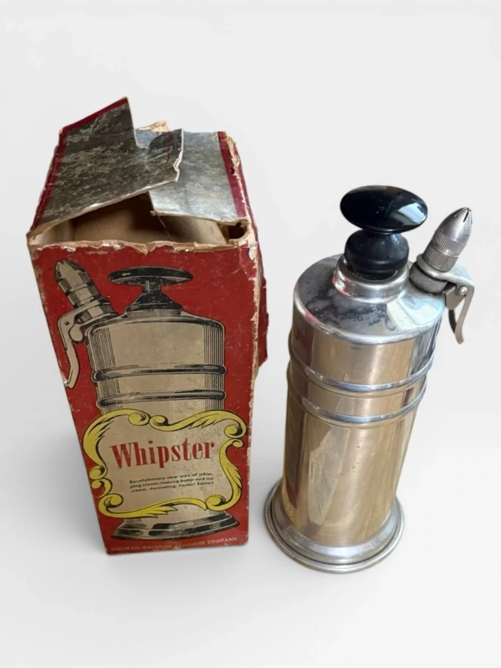 Vintage Whipster - A Multi-Purpose Kitchen Tool by Sullivan-Waldron Products Co